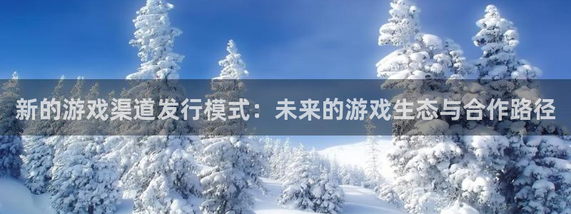 杏耀官网注册方法视频：新的游戏渠道发行模式：未来的游戏生态与合作路径