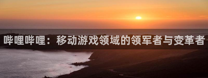 杏耀官网注册地址在哪里：哔哩哔哩：移动游戏领域的领军者与变革者